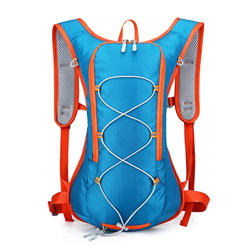 HILPATY 15L Fahrradrucksack, kleiner Rucksack, leichter Wanderrucksack, wasserdicht für Damen und Herren, Sport-Tagesrucksack, MTB-Rucksack, Ski-Rucksack, blau von HILPATY