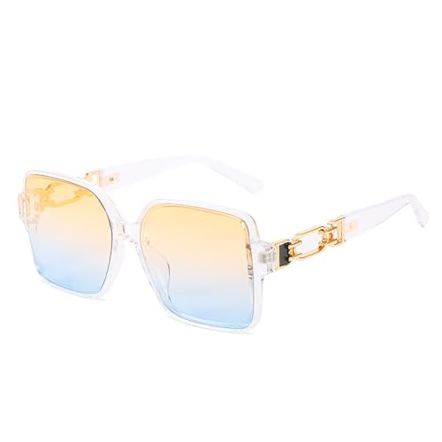 HILQBUFN Hollow Metal Chain Legs Sunglasses for Men and Women with Large Frame UV400 HILQBUFN Hollow Metal Chain Legs Sunglasses for Men and Women with Large Frame UV400 von HILQBUFN