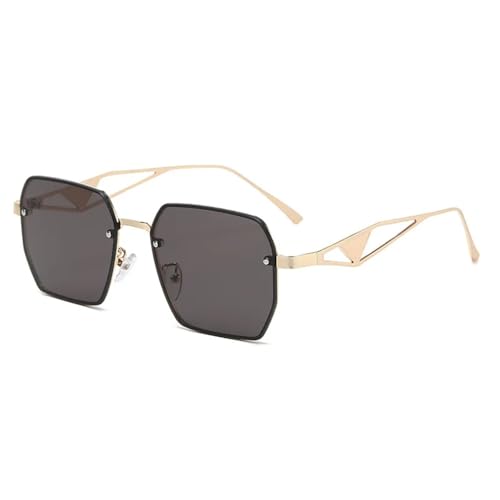 HILQBUFN Punk Retro Square Sunglasses Metal Frame Gradient Outdoor Sun Protection HILQBUFN Punk Retro Square Sunglasses Metal Frame Gradient Outdoor Sun Protection von HILQBUFN
