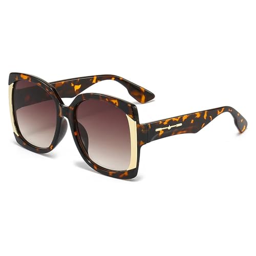 HILQBUFN Square Sunglasses Square Frame UV Protection Large Frame Sunglasses von HILQBUFN