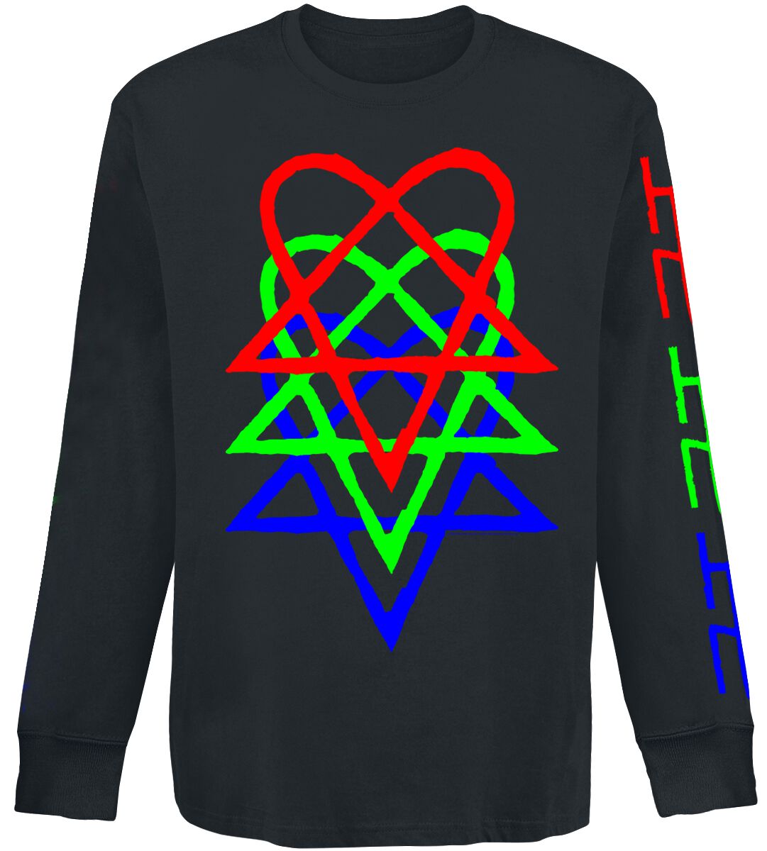 HIM Chromatic Corpus Sweatshirt schwarz in XL von HIM