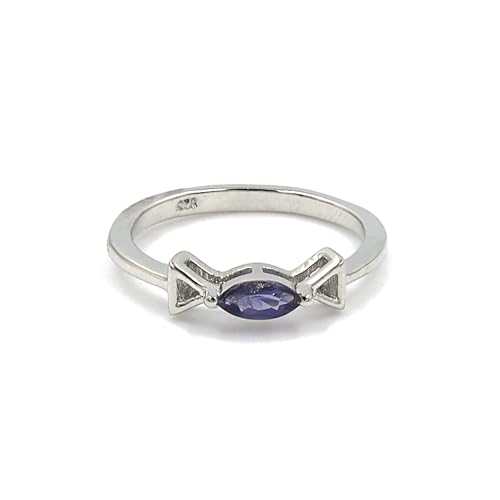 Blauer Stein Ringe für Frauen-Männer Silber 925 Sterling Schmuck Verlobungsring natürlichen blauen Stein handgemachte Ring Marquise Form Ring IR-004-24-7 Blauer Stein Ringe für Frauen-Männer Silber 925 Sterling Schmuck Verlobungsring natürlichen blauen Stein handgemachte Ring Marquise Form Ring IR-004-24-7 von HIMALYA QUARTZ