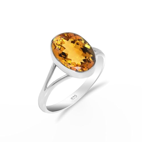 HIMALYA QUARTZ Ring Mit Steinen Silber 925 Damen-Herren Boho Antiquität Design Citrin Oval 10x12mm Solitaire Verlobungring HQ-SR65-CTRN-10 HIMALYA QUARTZ Ring Mit Steinen Silber 925 Damen-Herren Boho Antiquität Design Citrin Oval 10x12mm Solitaire Verlobungring HQ-SR65-CTRN-10 von HIMALYA QUARTZ