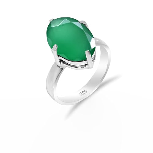 Grüner Onyx Ring für Frauen Heilstein Handarbeit 925 Sterling Silber Edelstein Ring Herren Verlobungsring zierlicher stylischer Schmuckring RH-02-GRNX-7 Grüner Onyx Ring für Frauen Heilstein Handarbeit 925 Sterling Silber Edelstein Ring Herren Verlobungsring zierlicher stylischer Schmuckring RH-02-GRNX-7 von HIMALYA QUARTZ