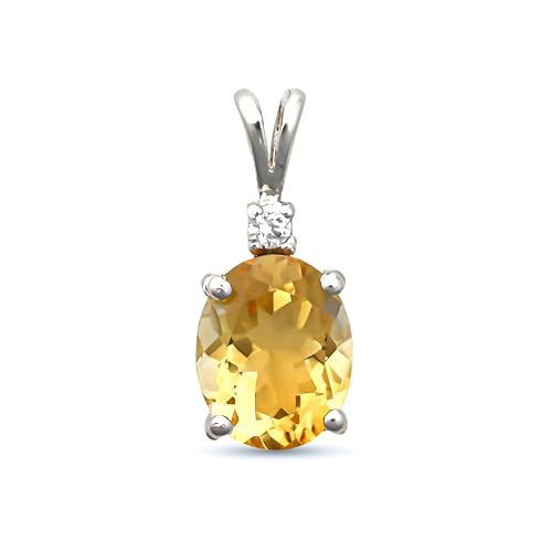 HIMALYA QUARTZ Citrin Edelstein 925 Sterling Silber Boho Charm Oval Cut 8x10mm Form Silber Anhänger Für Frauen Schmuck SP-634 HIMALYA QUARTZ Citrin Edelstein 925 Sterling Silber Boho Charm Oval Cut 8x10mm Form Silber Anhänger Für Frauen Schmuck SP-634 von HIMALYA QUARTZ