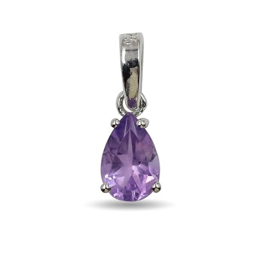 HIMALYA QUARTZ Natürlicher Amethyst Charm Anhänger Halskette für Sie Handgefertigter Edelstein Anhänger Schmuck HIMALYA QUARTZ Natürlicher Amethyst Charm Anhänger Halskette für Sie Handgefertigter Edelstein Anhänger Schmuck von HIMALYA QUARTZ
