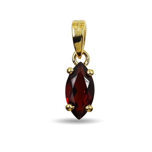 HIMALYA QUARTZ Natürlicher Granat Charm Anhänger Halskette für Sie Handgefertigter Edelstein Anhänger Schmuck HIMALYA QUARTZ Natürlicher Granat Charm Anhänger Halskette für Sie Handgefertigter Edelstein Anhänger Schmuck von HIMALYA QUARTZ