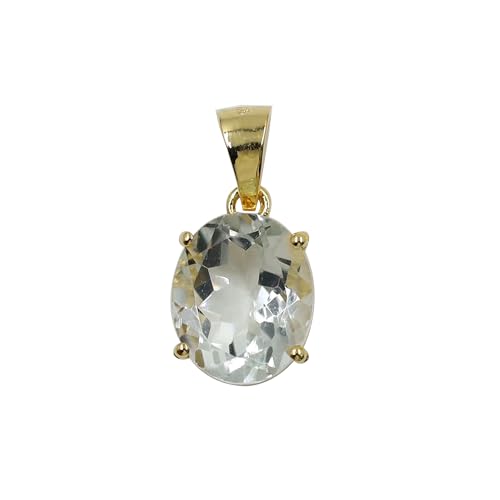 HIMALYA QUARTZ Natürlicher grüner Amethyst Charm Anhänger Halskette für Sie handgefertigter Edelstein Anhänger Schmuck von HIMALYA QUARTZ