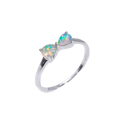 HIMALYA QUARTZ Opalring Natürlicher äthiopischer Feueropalring zur Hochzeit, Verlobung Herren-Damen Handarbeit Silberring R002 von HIMALYA QUARTZ
