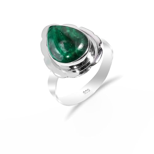 Malachitring Sterling Silber Damenring für Hochzeit, Verlobung und Alltag Natürlicher Edelsteinring Cocktailring für Männer Handgefertigter Ring RH-03-MLCT-6.5 Malachitring Sterling Silber Damenring für Hochzeit, Verlobung und Alltag Natürlicher Edelsteinring Cocktailring für Männer Handgefertigter Ring RH-03-MLCT-6.5 von HIMALYA QUARTZ