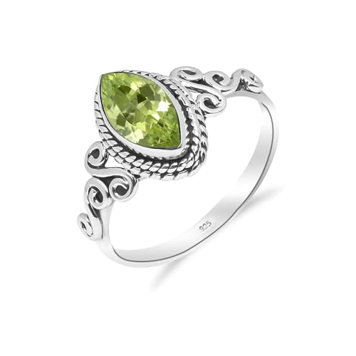 Peridot Ring 925 Sterling Silber 100% Natürlicher Edelstein Ring, Statement Herren-Damen Ring Vintage Boho Handarbeit Ring Oval Form 6x8 mm Verlobungsring NH-PRDT-11 Peridot Ring 925 Sterling Silber 100% Natürlicher Edelstein Ring, Statement Herren-Damen Ring Vintage Boho Handarbeit Ring Oval Form 6x8 mm Verlobungsring NH-PRDT-11 von HIMALYA QUARTZ