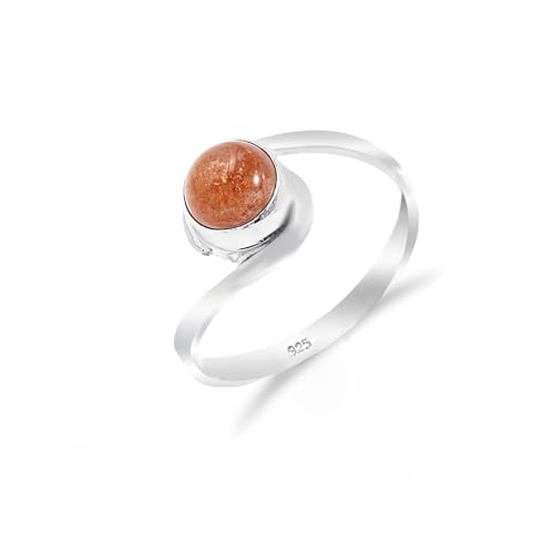Ring für Damen aus Silber – handgefertigter Ring – 925er Sterlingsilber – natürlicher Geburtsstein – Amethyst – Mystischer Topas – Sonnenstein – Schwarzer Onyx – Vintage Herrenring RB-06-SUNS-4.5 Ring für Damen aus Silber – handgefertigter Ring – 925er Sterlingsilber – natürlicher Geburtsstein – Amethyst – Mystischer Topas – Sonnenstein – Schwarzer Onyx – Vintage Herrenring RB-06-SUNS-4.5 von HIMALYA QUARTZ