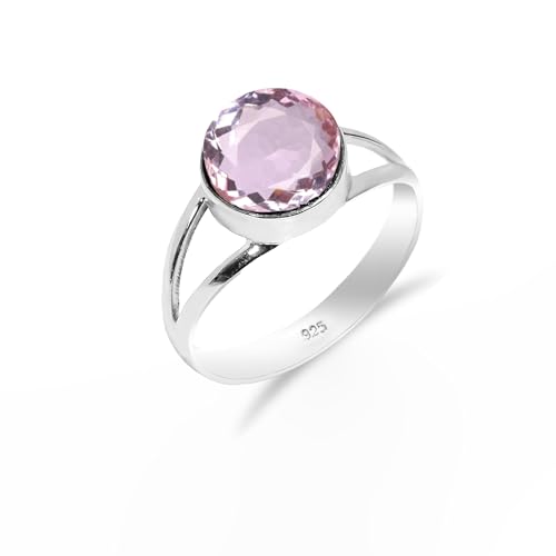 Rosa Amethyst Edelstein 925 Sterling Silber Handgefertigter Solitär Traditioneller Verlobungsring für Damen und Herren HQ-SR26-PAMTST-11.5 Rosa Amethyst Edelstein 925 Sterling Silber Handgefertigter Solitär Traditioneller Verlobungsring für Damen und Herren HQ-SR26-PAMTST-11.5 von HIMALYA QUARTZ
