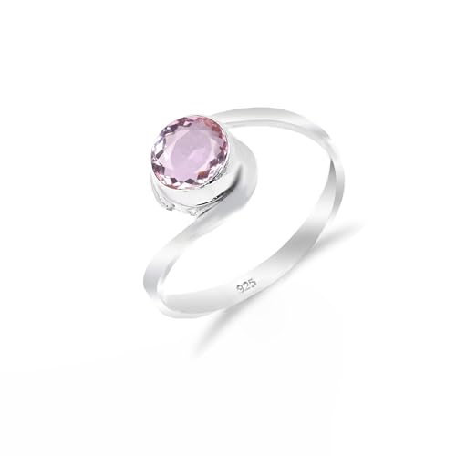 Rosa Amethyst Edelstein 925 Sterling Silber Handgefertigter Solitär Traditioneller Verlobungsring für Damen und Herren RB-06-PAMTST-8 Rosa Amethyst Edelstein 925 Sterling Silber Handgefertigter Solitär Traditioneller Verlobungsring für Damen und Herren RB-06-PAMTST-8 von HIMALYA QUARTZ