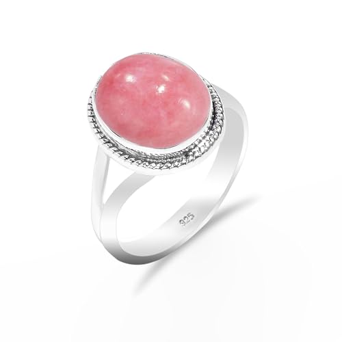 Rosa Opal Edelstein 925 Sterling Silber Handgefertigter Solitär Traditioneller Verlobungsring für Damen und Herren HQ-SR58-PNKOPL-4.5 Rosa Opal Edelstein 925 Sterling Silber Handgefertigter Solitär Traditioneller Verlobungsring für Damen und Herren HQ-SR58-PNKOPL-4.5 von HIMALYA QUARTZ