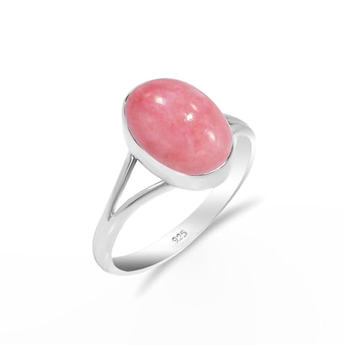 Rosa Opal Edelstein 925 Sterling Silber Handgefertigter Solitär Traditioneller Verlobungsring für Damen und Herren HQ-SR65-PNKOPL-4.5 Rosa Opal Edelstein 925 Sterling Silber Handgefertigter Solitär Traditioneller Verlobungsring für Damen und Herren HQ-SR65-PNKOPL-4.5 von HIMALYA QUARTZ