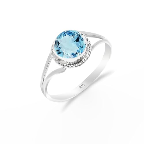 Silberring für Frauen Blautopas Naturstein Ring handgemachter Boho Schmuck runde Form 925 Sterling Silber Bezal Set minimalistischer Ring Männer Versprechensring RB-04-BT-5 Silberring für Frauen Blautopas Naturstein Ring handgemachter Boho Schmuck runde Form 925 Sterling Silber Bezal Set minimalistischer Ring Männer Versprechensring RB-04-BT-5 von HIMALYA QUARTZ