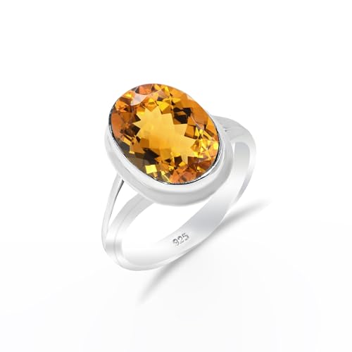 Sterling Silber Citrin Edelstein Ring für Frauen Männer zierlicher minimalistischer Stil Vintage handgemachter Ring Hochzeit Verlobung Solitärring RH-06-CTRN-4 Sterling Silber Citrin Edelstein Ring für Frauen Männer zierlicher minimalistischer Stil Vintage handgemachter Ring Hochzeit Verlobung Solitärring RH-06-CTRN-4 von HIMALYA QUARTZ