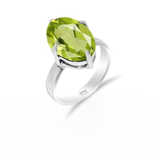 Sterling Silber Peridot Edelstein Ring für Frauen Männer zierlicher minimalistischer Stil Vintage handgemachter Ring Hochzeit Verlobung Solitärring RH-02-PRDT-5.5 Sterling Silber Peridot Edelstein Ring für Frauen Männer zierlicher minimalistischer Stil Vintage handgemachter Ring Hochzeit Verlobung Solitärring RH-02-PRDT-5.5 von HIMALYA QUARTZ