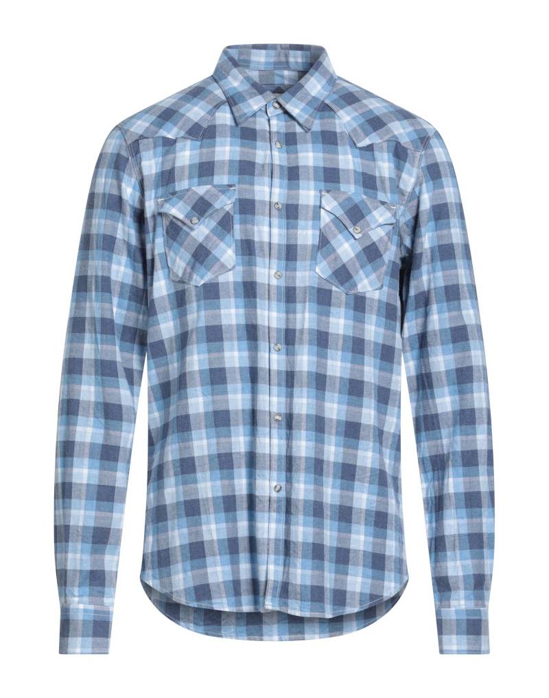 HIMON'S Hemd Herren Azurblau von HIMON'S