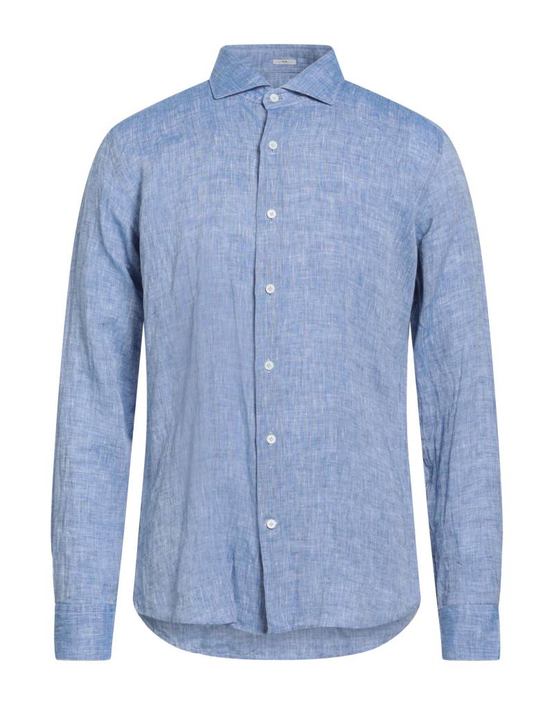 HIMON'S Hemd Herren Blau von HIMON'S