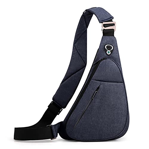 Ultraleicht Brusttasche Herren Klein Sling Bag Umhängetaschen Wasserfeste Schultertasche Anti-Diebstahl Crossbody Bag Sporttasche für Freien Reisen Wandern Joggen von HIMS