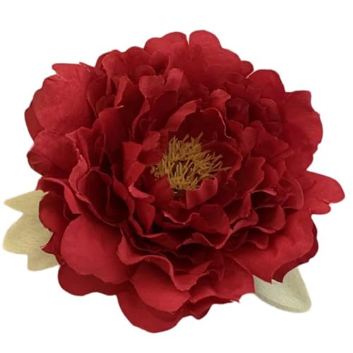 Auffälliges Rosen-Haar-Accessoire, realistische Blumendetails, modische Haardekoration für Hochzeiten und Partys von HINAYOSAN