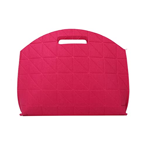 Damen-Clutch-Tasche für Damen, mit großem Fassungsvermögen, einfarbig, Filz, lässige Geldbörse für die Arbeit, passender Filzumschlag für Damen, solide, große Kapazität, Handtasche, a, One Size von HINAYOSAN