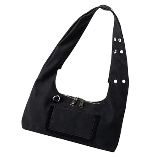 Damen Retro Styles Umhängetasche Herbst Winter Achsel Elegante Handtasche All-Matching Achsel Mädchen Einkaufen Frauen Schulter Retro Styles Achsel Handtasche All-Matching Achsel Handtasche, Schwarz von HINAYOSAN