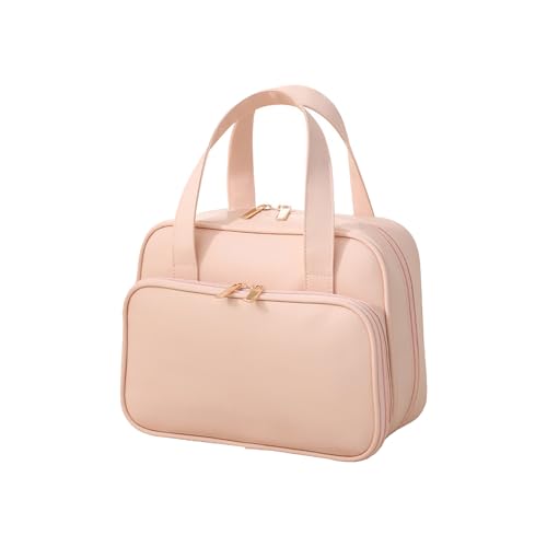 Einfache Make-up-Tasche, Kosmetiktasche, große Kapazität, Kulturbeutel, Hautpflege, Aufbewahrung, Reise-Waschmittel für Damen, Kosmetik, große Kapazität, Kulturbeutel, Handheld, Make-up von HINAYOSAN