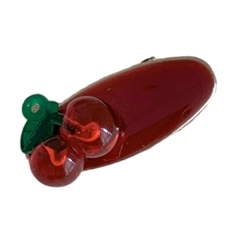 Elegante Kirschen Haarspange 2000er Trend Seitenclip Kirschen Haarspangen Süße Kirschen Balletcore Süße Coole Foto Requisiten von HINAYOSAN