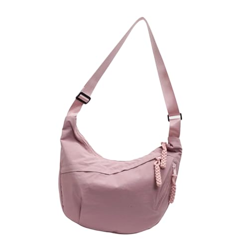 HINAYOSAN Crescents Umhängetasche, lässig, mit verstellbarem Riemen, mehrere Taschen, trendige Knödeltasche, für Damen und Herren, kleine Tragetaschen, Crossbody-Tasche mit Halbmondform, B, One Size HINAYOSAN Crescents Umhängetasche, lässig, mit verstellbarem Riemen, mehrere Taschen, trendige Knödeltasche, für Damen und Herren, kleine Tragetaschen, Crossbody-Tasche mit Halbmondform, B, One Size von HINAYOSAN