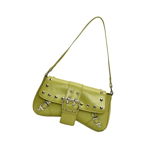 HINAYOSAN Damen-Clutches Geldbörse mit Schnalle, modische Umhängetasche, Tragegriff oben, PU-Leder, Achselhöhle, trendige Handtasche, Achsel-Mode, Handtasche, passend zu Schultern, trendige von HINAYOSAN