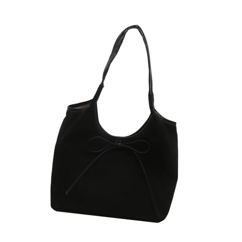 HINAYOSAN Damen-Umhängetasche, trendige Handtasche, passend zu Achseln, große Kapazität, Achselschleifen, Krawatte, Pendeln, Herbst, Geldbörse, trendige Achselschleifen, Krawatte, Handtasche von HINAYOSAN