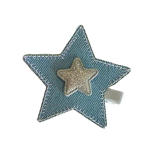 HINAYOSAN Haarspangen mit Stoffstern für Frauen, Stern-Haarspangen, keine Falten, keine Biegung, Haarspangen für Party von HINAYOSAN