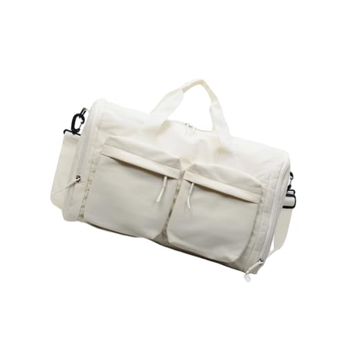 HINAYOSAN Kompakte faltbare Tasche, große Kapazität, Schultertasche, Kuriertasche, Reisetasche, geeignet für Reisen und Outdoor, beige, One Size HINAYOSAN Kompakte faltbare Tasche, große Kapazität, Schultertasche, Kuriertasche, Reisetasche, geeignet für Reisen und Outdoor, beige, One Size von HINAYOSAN