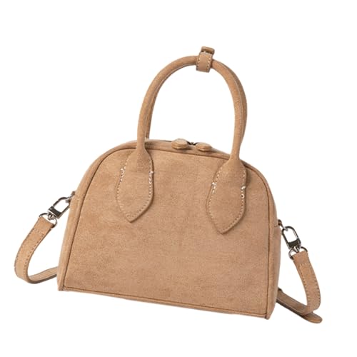 HINAYOSAN Modische PU-Handtasche mit verstellbarem Riemen, Umhängetasche, geeignet für Büroprofis und Studenten, stilvolle Damentasche, aprikose, One Size von HINAYOSAN