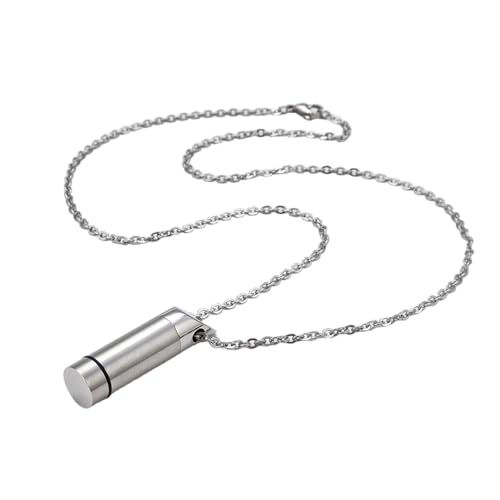 HINAYOSAN Openable Perfumes Bottle Pendant Necklace Portable Clavicle Chain Scent Jewelry For Travelers and Fashion Enthusiasts Opable Bottle Necklace, Einheitsgröße, Wie beschrieben, Wie beschrieben von HINAYOSAN