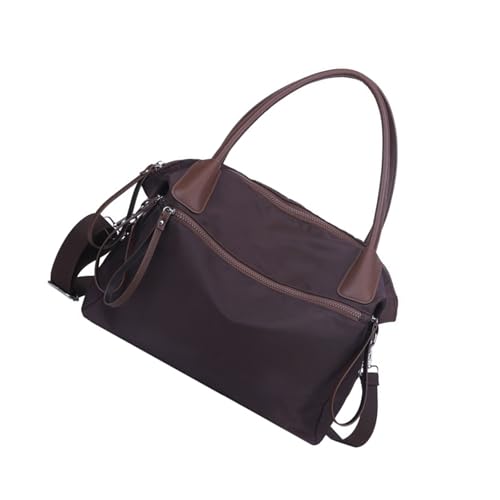 HINAYOSAN Stilvolle, lässige Pendlertasche, große Kapazität, Nylon-Schultertasche, geräumiger Innenbereich, Arbeitshandtasche für den täglichen Gebrauch, anspruchsvolle, lässige Schulter, coffee, One HINAYOSAN Stilvolle, lässige Pendlertasche, große Kapazität, Nylon-Schultertasche, geräumiger Innenbereich, Arbeitshandtasche für den täglichen Gebrauch, anspruchsvolle, lässige Schulter, coffee, One von HINAYOSAN