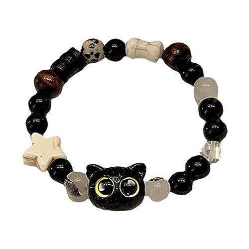 HINAYOSAN Stilvoller Glücksbringer-Armreif, verstellbare Schnur, Handgelenkkette, modischer Handgliederschmuck für Männer und Frauen, Paare von HINAYOSAN