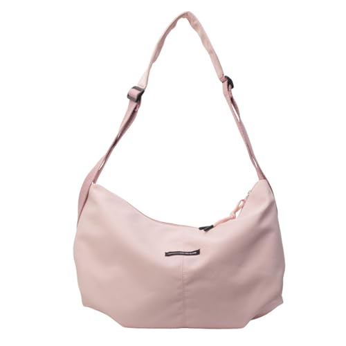 HINAYOSAN Trendige Umhängetasche aus Segeltuch mit großem Fassungsvermögen für Damen und Herren, multifunktional, einfarbig, für Arbeit und Reisen, modische Canvas-Schulter, a, One Size von HINAYOSAN