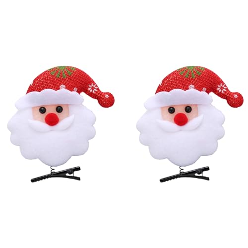Haarspangen mit Cartoon-Weihnachtsmotiv für Teenager, Mädchen, süßer Charm, ästhetisches Haar-Accessoire von HINAYOSAN