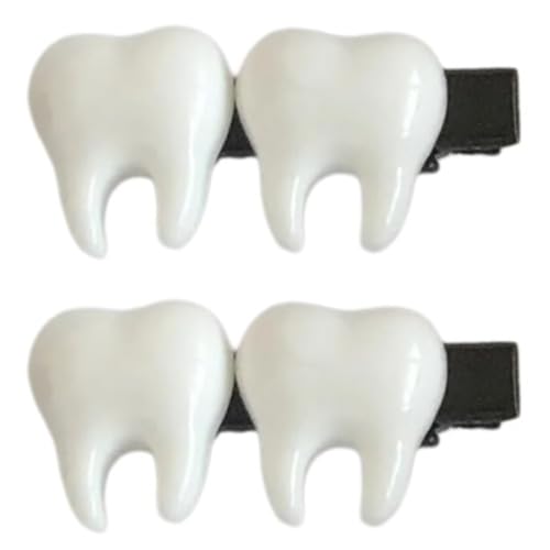 Halloween-Haarspangen, Zahn-Haarspange, Cosplay, Party, Kopfbedeckung, Haarspange, Verkleidungsparty für Maskerade von HINAYOSAN