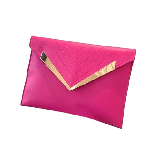 Modische Geldbörse aus Polyurethan, praktische und elegante Abendtasche, stilvolle Handtasche. Verleiht jedem Look Charme, a, One Size von HINAYOSAN