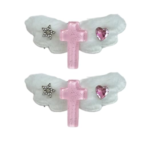 Pelzige Haarnadel 2000er Seitenclip Haarspange Aufwändige Fee Subkultur Flügel Subkultur Balletcore von HINAYOSAN