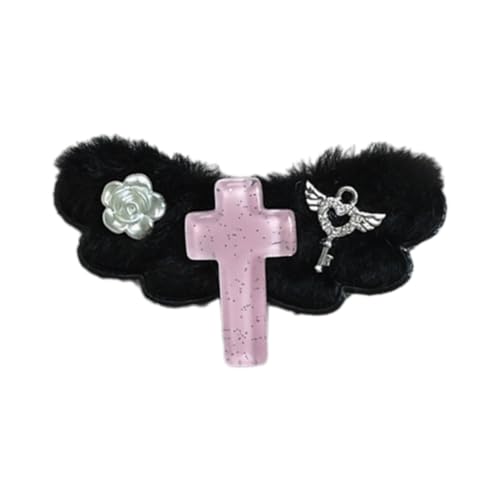 Pelzige Haarnadel 2000er Seitenclip Haarspange Aufwändige Fee Subkultur Flügel Subkultur Balletcore von HINAYOSAN