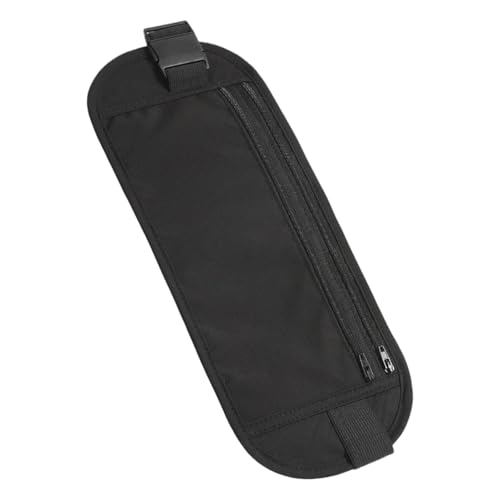 Rutschfeste, verstellbare Workout-Hüfttasche mit mehreren Staufächern, tragbare Tasche für verschiedene Anlässe, leichter Turnbeutel, Schwarz , Mass Beauty von HINAYOSAN