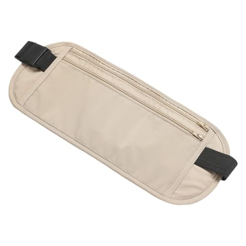 Rutschfeste, verstellbare Workout-Hüfttasche mit mehreren Staufächern, tragbare Tasche für verschiedene Anlässe, leichter Turnbeutel, khaki, Mass Beauty von HINAYOSAN