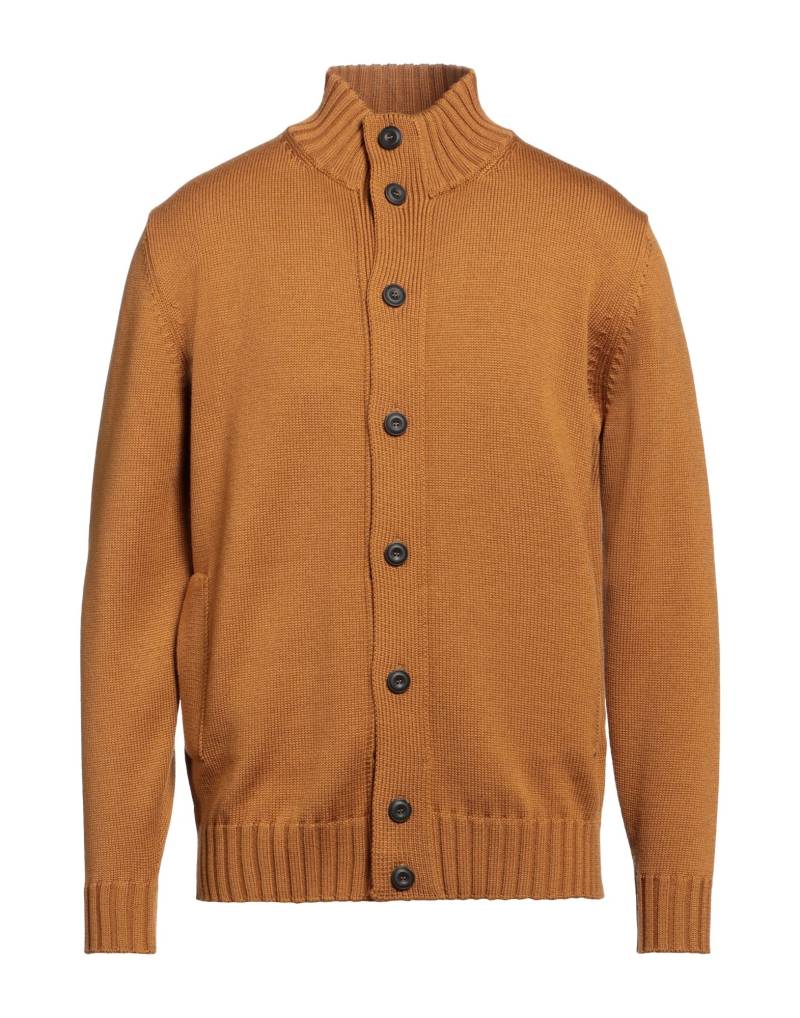 HINDUSTRIE Strickjacke Herren Senf von HINDUSTRIE