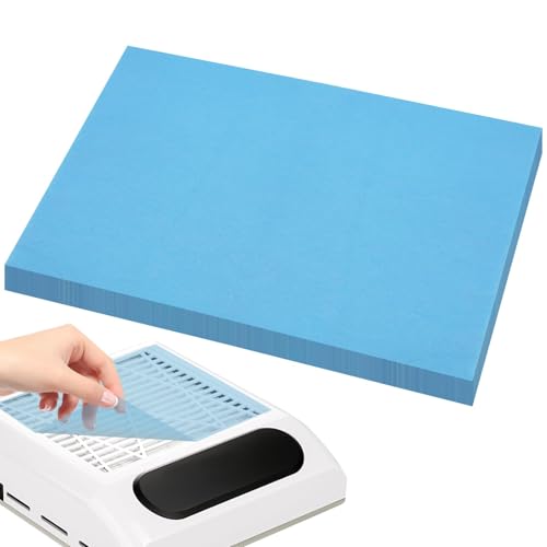 100Pcs Nagelstaub-Sammler-Filter-Nagelpapierblätter, Nagelkunst-Staub entfernen für Melody Susie Staubsammler Filter,für Home Salon Nail Art Staubsauger Supplies,mit papier - und papierfilter von HINGTAI